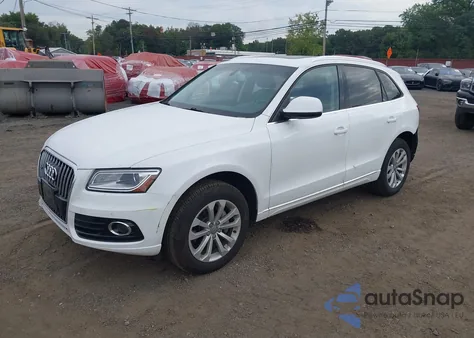 2014 Audi Q5 2.0T Premium from USA, damaged, VIN WA1LFAFP9EA010849
